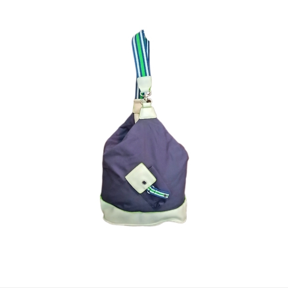 Stylish Blue and Green Women's Backpack